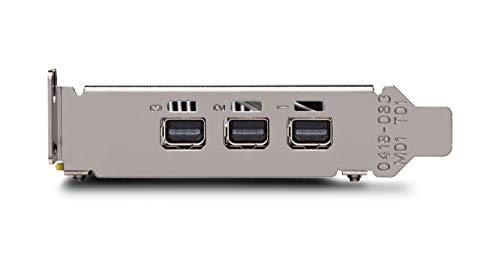 Nvidia Quadro P400 2GB GDDR5 Single-Slot Scheda Grafica – 256 CUDA Cores, 64bit, 3 porte Mini DisplayPort 1.4, 30W, PCI Express 3.0 x16 con staffa ad alto e basso profilo (scatola semplice) - Scheda video - Immagine 3