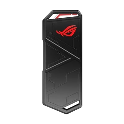 ASUS ROG Strix Arion - Caja de SSD M.2 NVMe  USB3.2 Gen. 2 de tipo C 10 Gbps  cables USB-C a C y USB-C a A  instalación sin destornillador  almohadillas térmicas  compatible con PCIe 