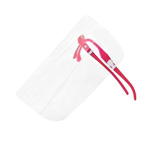 Preisvergleich Produktbild Küche Restaurant Maske Kochen Anti-Öl-Splash Verhindert Verbrühungsschutz Verschüttete Rauchmasken Klar Beauty Face Mask Face Shield - Rose Red