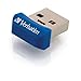 Verbatim 32GB Store 'n' Stay Nano USB 3.2 Gen 1 Flash Drive Snag-free Low Profile Thumb Drive - Blue