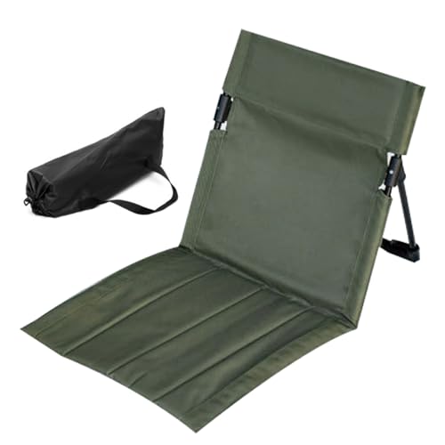 Pesoncarl Beach Chair,Foldable Floor Chair Waterproof Breathable Folding Chair Camping Chair with Back Support Lightweight Detachable Portable Chair with Storage Bag for Outdoor