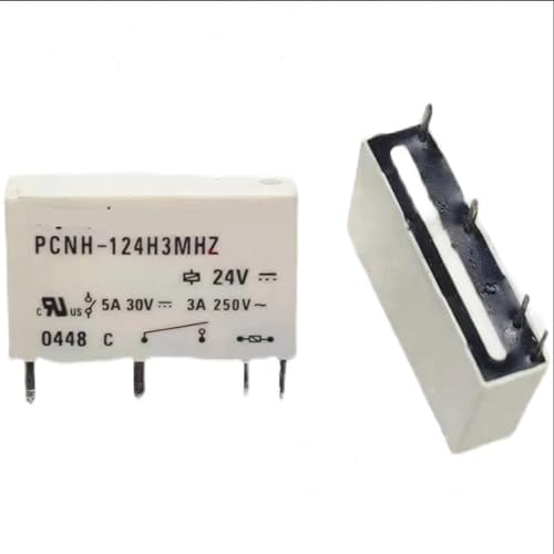 Evita arcos eléctricos con el relé PCNH-124H3MHZ 24VDC 5A de 4 pines paquete de 10 unidades