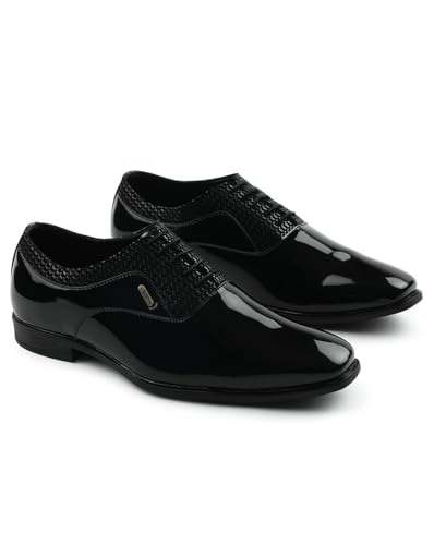 Image of Liberty Fortune A998-07 Formal Lacing Oxford Shoes for Men with TPR Sole | PU Outsole | Comfortable & Lightweight | Cushioned Footbed | Durable & Trendy Design