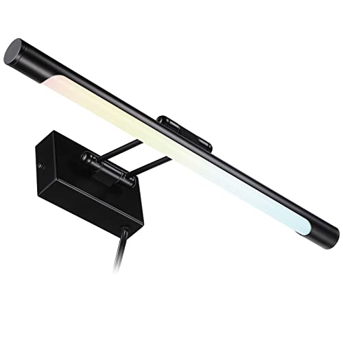 LEONLITE 3CCT Dimmable LED Picture Light, 2700K/3000K/4000K Selectable, CRI90 Swivel Full Metal...