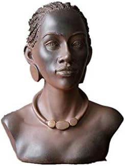 Character Decoration Statue Mural Sculptures Statues Ornaments Figurine Collectible Figurines Figurine Animal Statue Ornaments American Country African Beautiful Women Art Home Sculpture Girl Figur