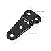 HONMEET 2PCS Forklift Engine Hood Hinge - Aftermarket Replacement - Heavy Duty Metal Bracket - Powder Coated Hardware for Industrial Forklift Bonnet