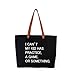 Lamyba I Can't My Kid Has Practice A Game or Something Tote Bag,Sports mom Bag,Soccer Mom Bag with Zipper,Black