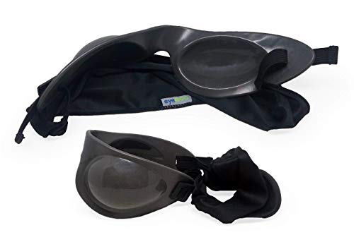 EyeEco Eyeseals 4.0 Sleep Mask – Charcoal – Moisturizing Eye Masks for Sleep Keep Dry Air Out – Latex-Free Eye Mask Great for CPAP Users