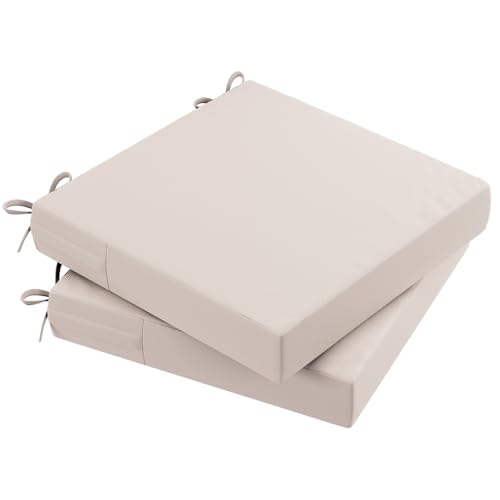 AAAAAcessories Outdoor Seat Cushions for Chairs, Waterproof, Fade-Resistant Patio Furniture Replacement Cushions, 18
