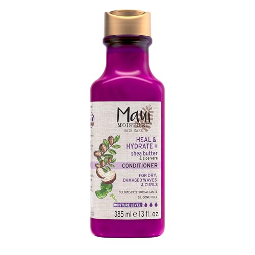Maui Moisture Heal & Hydrate + Shea Butter Conditioner For Dry & Damaged Hair 385mL| Quench, nourish and soften strands