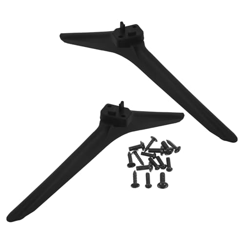 CALLARON 2 Piezas Patas de Repuesto para Soporte de TV de 60/65 Pulgadas, Base Estable con Tornillos Incluidos, Soporte de Pie Compatible para Televisores de Pantalla Plana, Adecuado para
