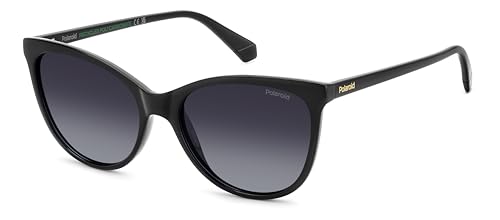 POLAROID SUNGLASSES FRAMES PLD 4179/S BLACK 55/17/145 DONNA, nero, 55/17/145