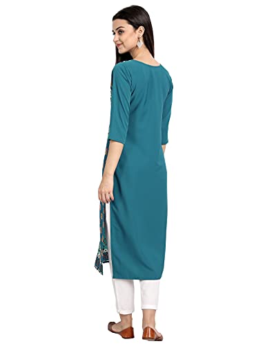 Image of Women's Crepe Straight Kurta