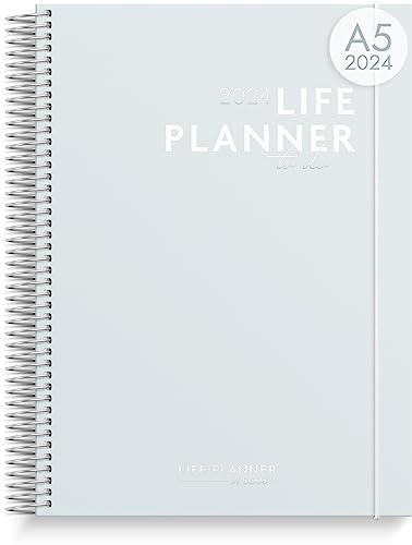 Burde Kalender 2024 Life Planner To Do A5 | Teminplaner 2024 | Wochenplaner 2024 | Ultimativer Planer mit elastischem Band | 2024 | Organisiertes Leben vom 18. Dezember 2023 bis 5. Januar 2025 