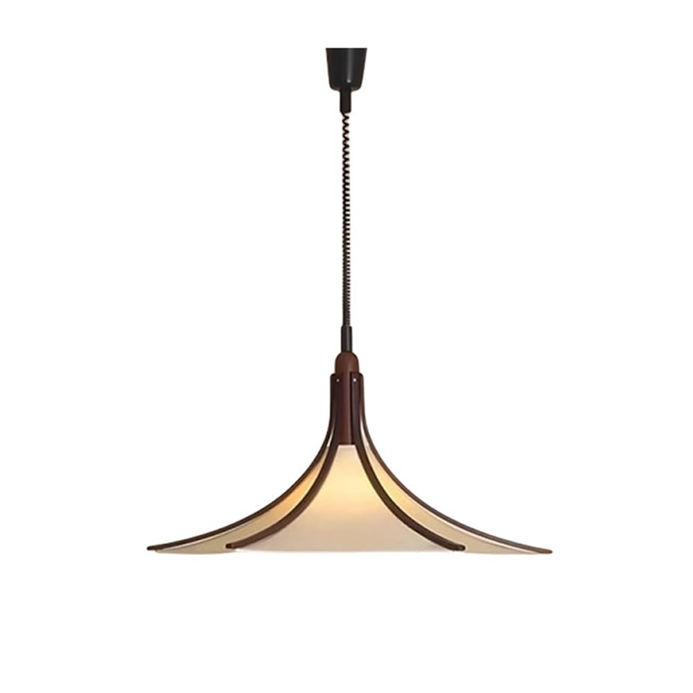 RSZCSMO French Retro LED Restaurant Dining Table Chandelier Medieval Bedroom Horn Fabric Chandelier is Suitable for Bar Cafe Hotel,Lighting Fixture