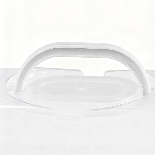 Cajas de pan para encimera y vitrina portatarta rectangular con asa 7