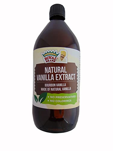 Extracto de vainilla natural, hecho de vainilla natural, sin alcohol, 1 litro, Halal