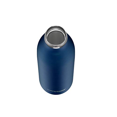 TC Bottle - Termo de acero inoxidable (1,00 l, 12 horas de calor/24 h frío, totalmente hermético, para escuela, oficina, beber directamente de acero inoxidable, resistente al carbono) - Imagen 5