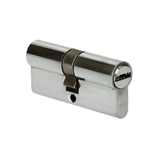 EDM 85175 Bombin Niquel Leva Larga R15 con 5 Llaves Seguridad Incluidas, Multicolor, 70 mm