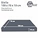 your GEAR Biella Orthopädisches Hundebett 100x70x10 cm – bequemes Hundesofa waschbar & wasserabweisend – Visco Memory Foam Hundematte – Gelenkschonendes Hundekissen für mittelgroße & große Hunde