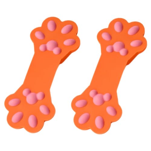 BRIGHTFUFU Silicone Snack Holder Food Clips Sealing Clips for Household Snack Bags