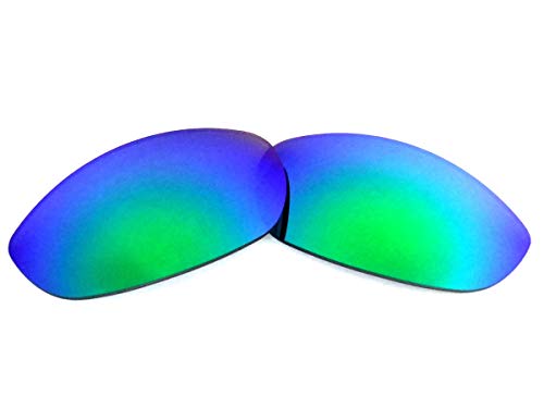GALAXYLENSE Remplacement pour Oakley Monster Chien Vert Émeraude Couleur Polarisé, Gratuit S & H. - Vert émeraude, regular
