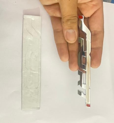 (Sport-Chrome Sticker) 14 X 2cm Logo Car Bike Metal Logo Car Emblem 3D Badge Auto Racing Sport Sticker Grand Tourer Decal