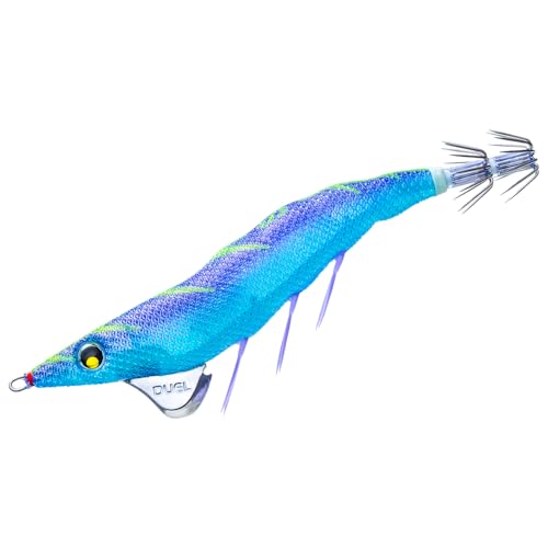 DUEL(デュエル) エギ イージーQダートマスターSS 3.5号 17.5g ブルー夜光ブルーパープル エギング パタパタ 沈下速度 約8.0秒/m