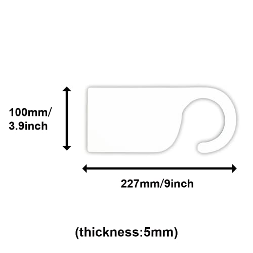 MR.R 5-Piece Sublimation Blanks MDF Hardwood Blank Door Hang Tag - Image 4