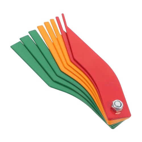 VINTORKY Automotive Brake Pad Measuring Gauge Tool Durable Thickness Ruler for Accurate Measurement of Brake Pads Compact and Portable Design for Easy Storage and Use