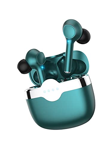 Earbuds Wireless, Noise Cancelling ENC Clear Call Ear Buds with 4 Mic,Bluetooth Headphones 4 Dynamic Drivers,Waterproof Earphones, Immersive Sound Premium Stereo Headset for iPhone Android(Green)