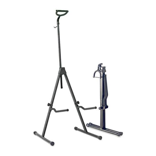 Stagg SV-CE Adjustable Foldable Stand for Cello with Hook for Bow - Black