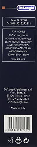 Delonghi DLS C002 River Direct White Water Filter 950 g 73 x 38 x 165 mm), Colour White - Image 3