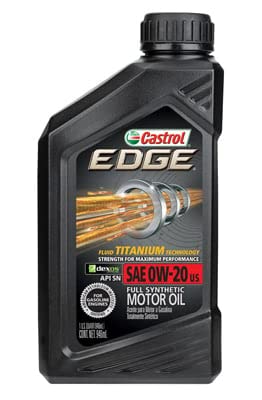 Castrol Edge 06011 Syntec Power Technology Motor Oil, 0w20, Qt (Pack of 6)