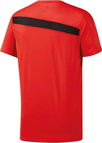 Reebok Wor Tech Top-Regular, Maglietta Uomo, Rosso...