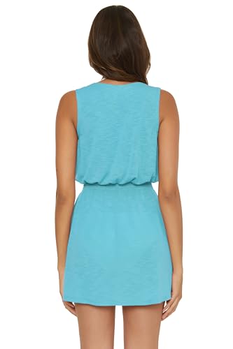 Image of BECCA Breezy Basics Cascade Ruffle Dress
