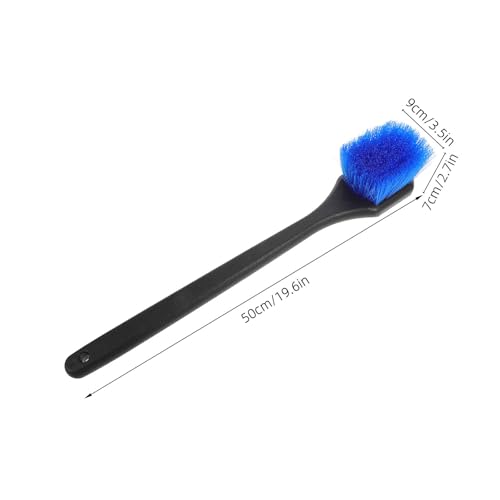 Cepillo largo resistente de limpieza para comederos y baños de pájaros 3