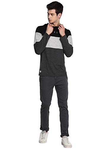 Image of AMERICAN CREW Full Sleeves Hoodie T-Shirt for Men