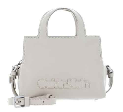 Image of Calvin Klein handbag cross body bag CK Neat Tote Bag Stoney Beige