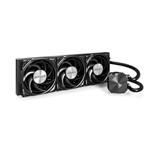 MONTECH HyperFlow Silent 360 Black – Ultra-Quiet AIO Liquid CPU Cooler, 3100RPM Pump, Triple Silent Fans, High-Efficiency Radiator for Superior Heat Dissipation, Intel & AMD Compatible, ARGB-Free