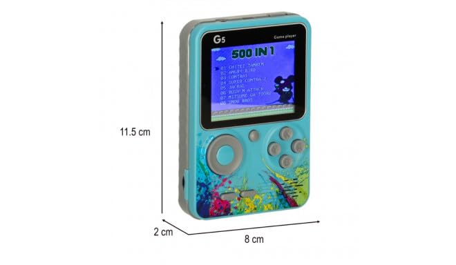 Smartcam® G5 500 in 1 Mini Game Handheld Game Players Portable Retro Video Console 8 Bit 3.0 Inch Color LCD Screen Toy Games Gifts 4 31Ew1h+Eh2L
