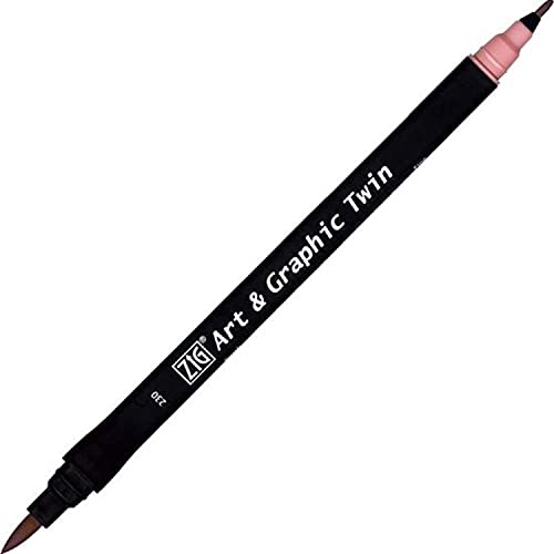 Kuretake feutre aquarelle rose N° 230 double pointe ZIG dessin manga