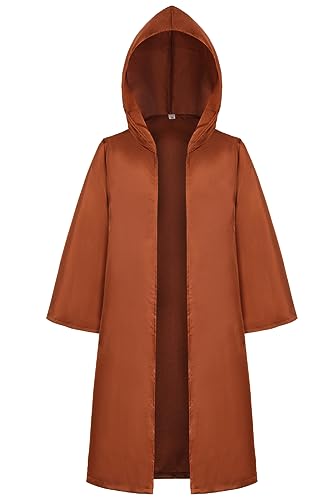 Aliziway Jedi Costume Kids Obi Wan Kenobi Cosplay Tunic Robe Lightsaber Anakin Skywalker Halloween Costume With Light Sword Y128Brm thumb #3