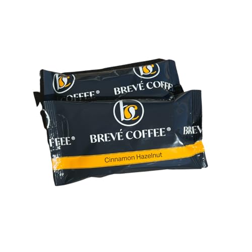 Breve Coffee Cinnamon Hazelnut Frac Pac, 50 Packs of 3.25