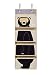 3 Sprouts Hanging Wall Organizer- Storage for Nursery and Changing Tables, Bear