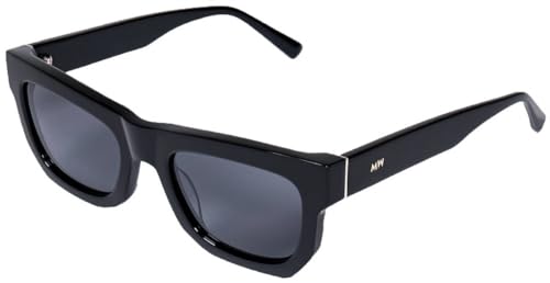 Lunettes de soleil en acétate Messy Weekend Noir et gris pour un style urbain quotidien