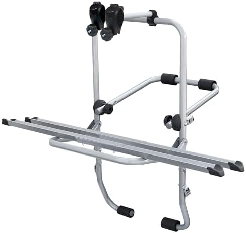 Menabo 000039100000 Steel Bike Portabicicletas de Vuelta, Acero, con 2 Carriles