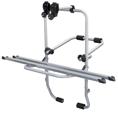 Fahrrad Heckträger - Fahrradträger Heckklappe - VDP Steelbike 2 - universal Auto Fahrradträger - Heckklappenträger mit Schienen - Fahrradheckträger fürs Auto - Befestigung Kofferraumklappe - 2 Räder Fahrrad Heckträger - Fahrradträger Heckklappe - VDP Steelbike 2 - universal Auto Fahrradträger - Heckklappenträger mit Schienen - Fahrradheckträger fürs Auto - Befestigung Kofferraumklappe - 2 Räder