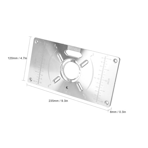 Plaque d'insertion de table multifonctionnelle pour banc de menuiserie et machine-outil bois - 4