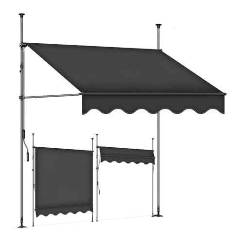 Toldo de patio,toldo manual plegable,toldo